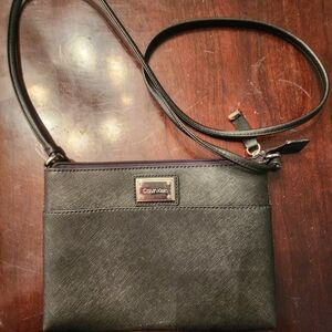 Calvin Klein black Crossover Purse.